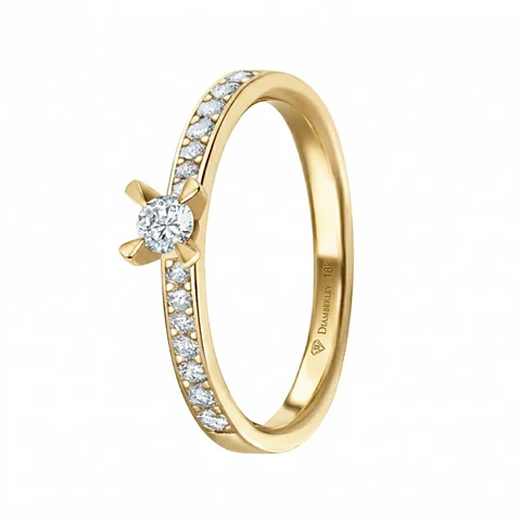 Anillo de Oro amarillo 18k pedida
