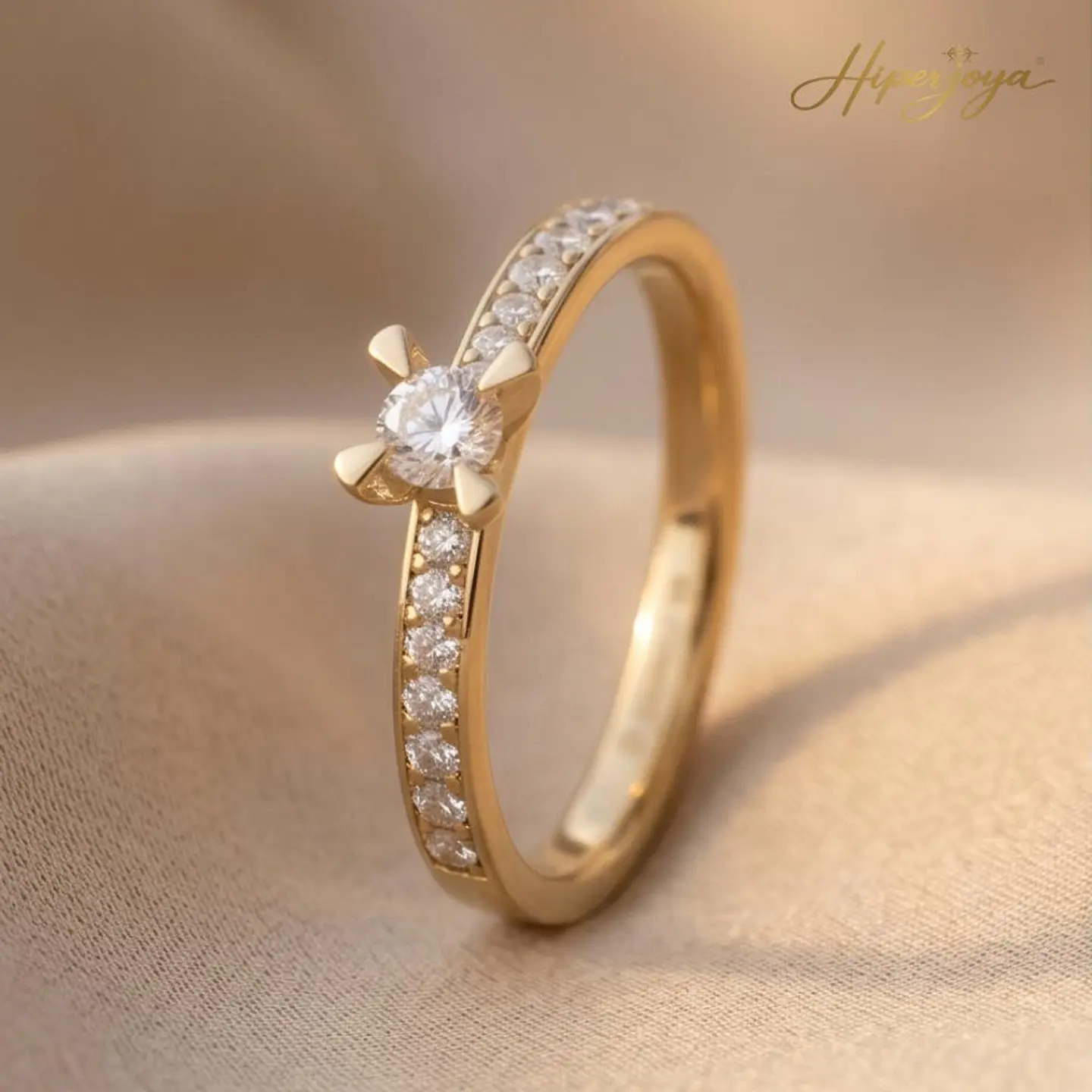 Anillo de Oro amarillo 18k pedida 3