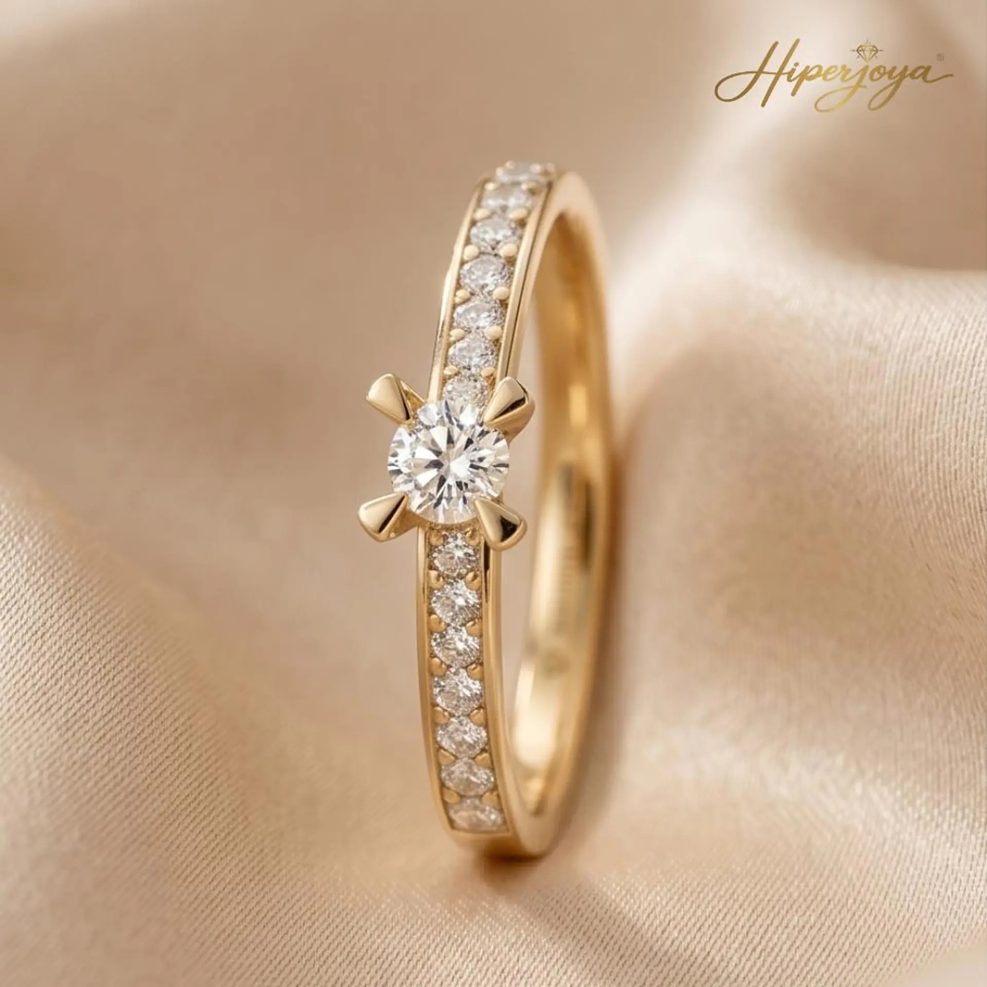 Anillo de Oro amarillo 18k pedida 5