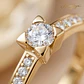 Anillo de Oro 18k amarillo y diamantes  - thumbnail 3