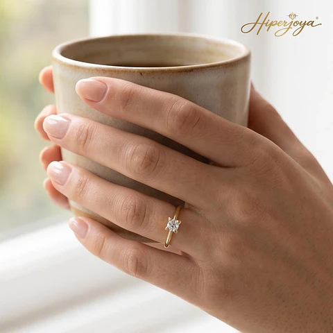 Anillo para mujer Oro 18k amarillo 