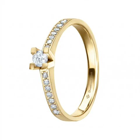 Anillo solitario para mujer