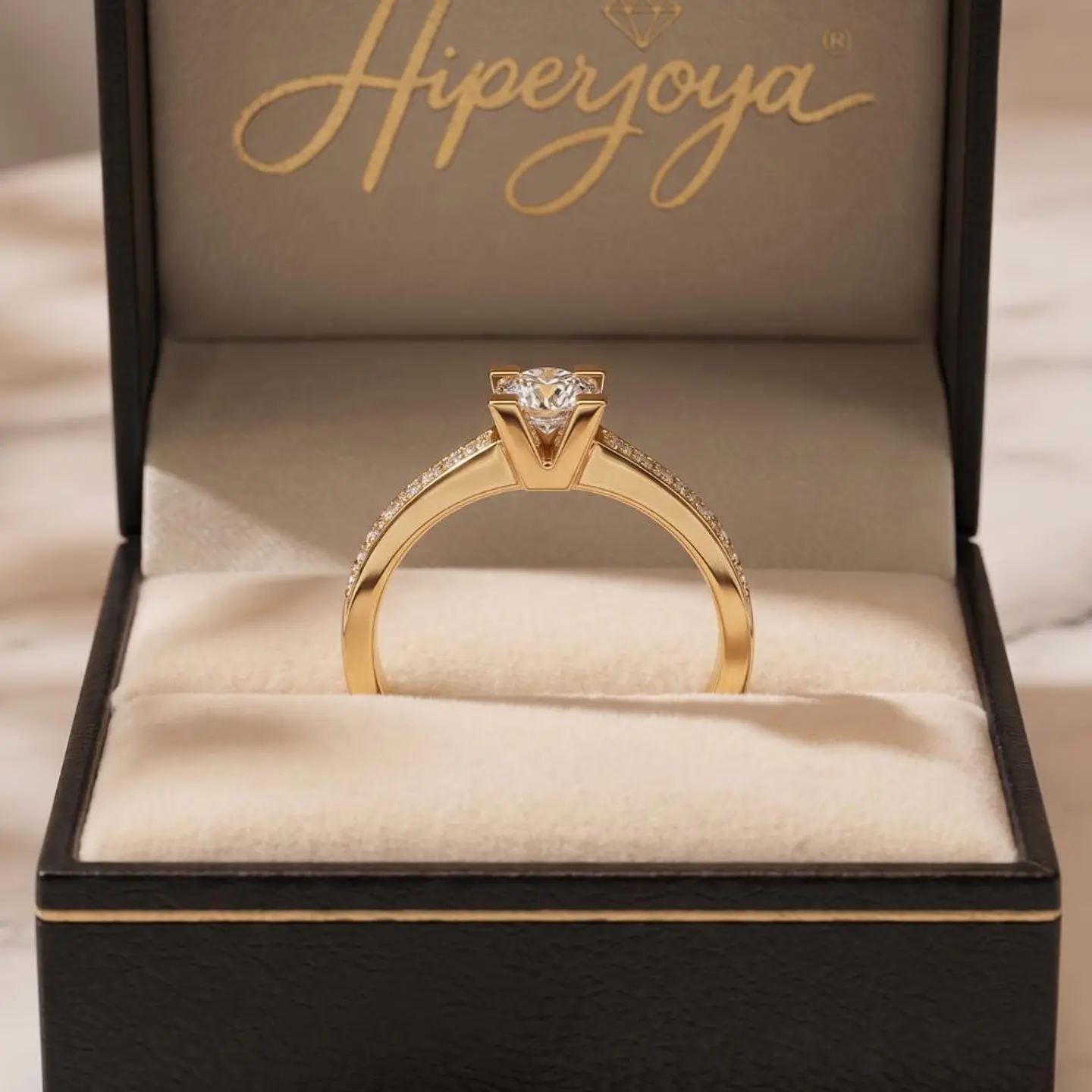 Anillo solitario para mujer 4