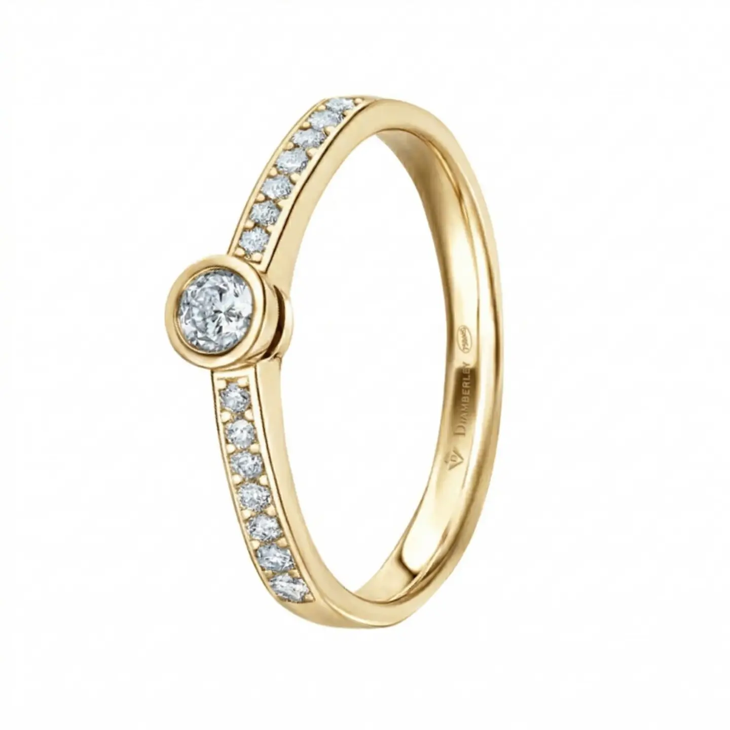 Anillo solitario de pedida  1