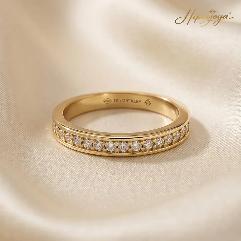 Anillo solitario de Oro amarillo 18k 4