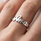 Anillo personalizado con nombre plata - Miniatura 6