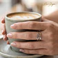 Anillo personalizado nombres en pareja plata - Miniatura 2