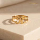 Anillo personalizado plata con baño de oro  - Thumbnail 4
