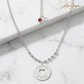 Colgante personalizado nombres plata - Miniatura 4