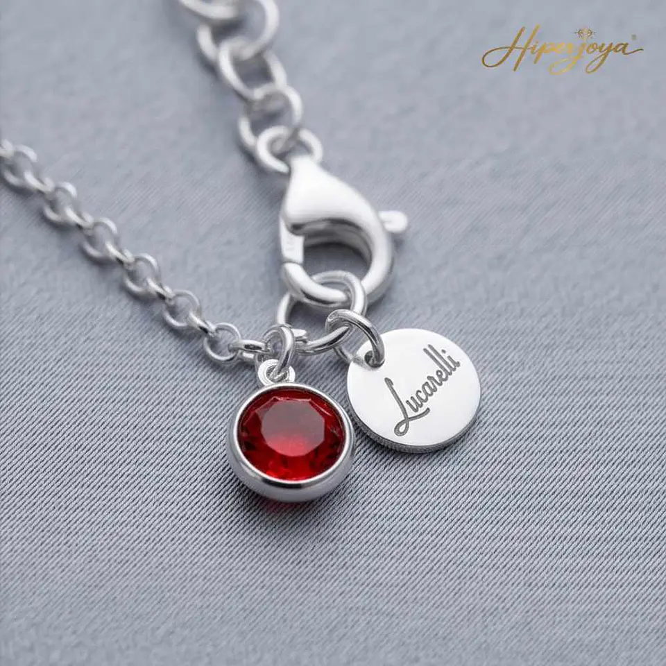 Colgante personalizado infinito nombres plata 4
