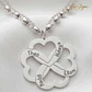Colgante nombres corazones enlazados plata - thumbnail 3