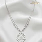 Colgante nombres corazones enlazados plata - thumbnail 6