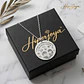 Colgante personalizado alumnos plata - Miniatura 5