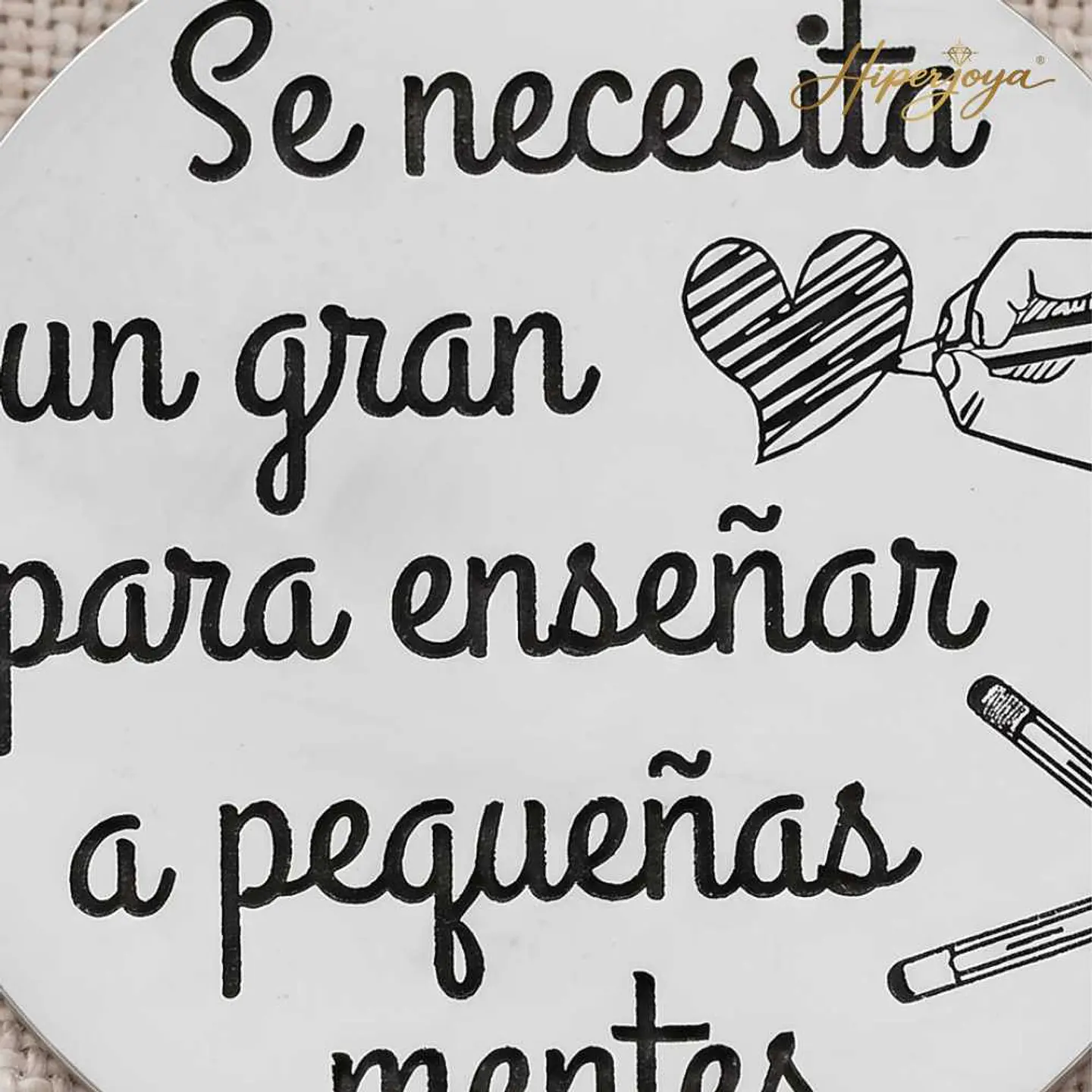 Colgante personalizado leyenda plata 4
