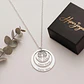 Colgante personalizado nombres plata - Miniatura 6