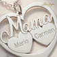 Colgante personalizado mamá e hijos plata - thumbnail 3