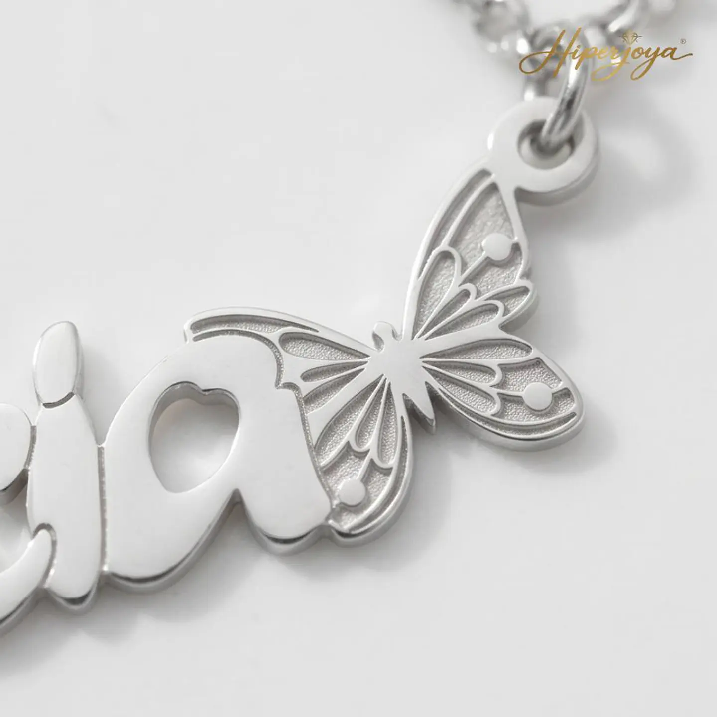 Colgante personalizado con nombre plata 3