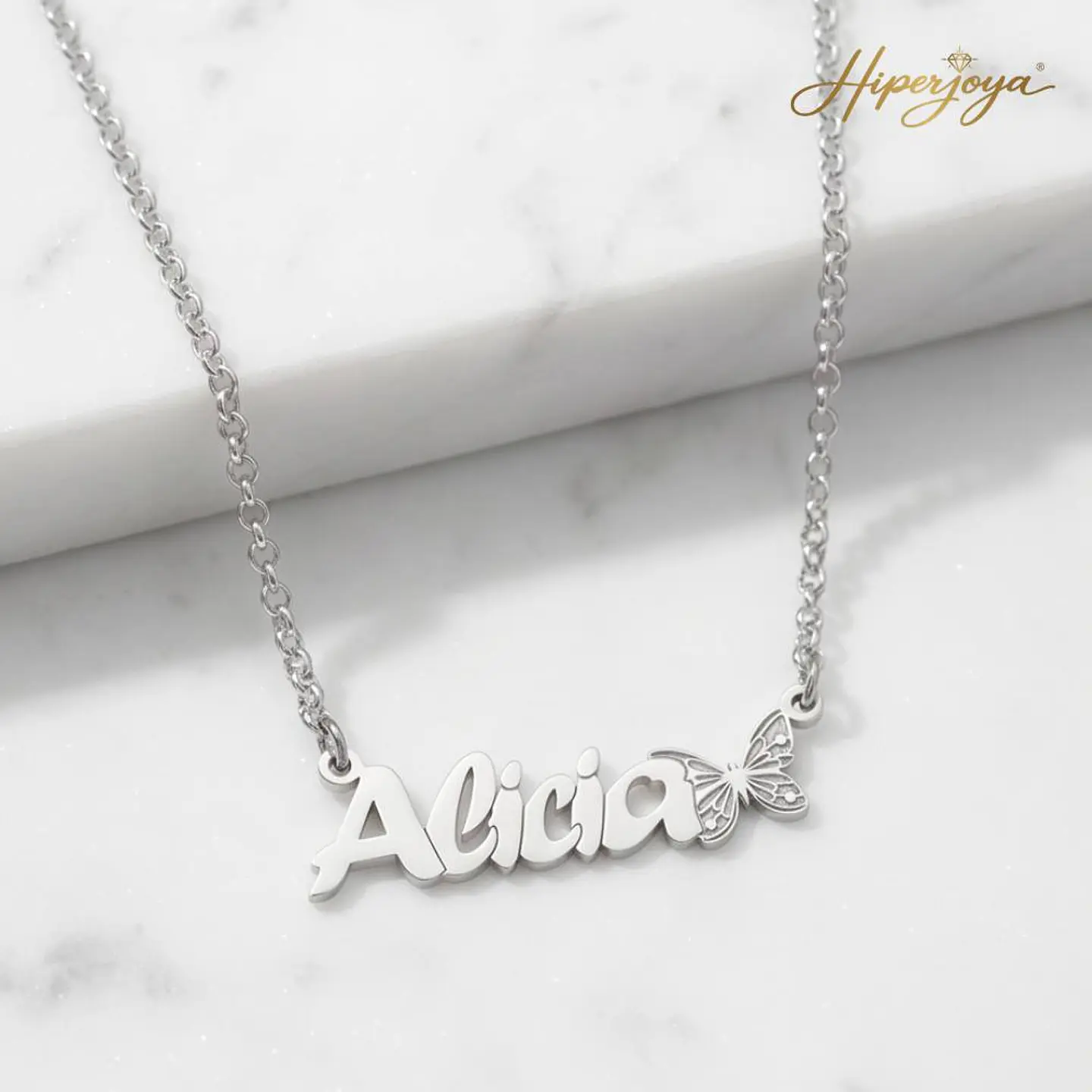 Colgante personalizado con nombre plata 5