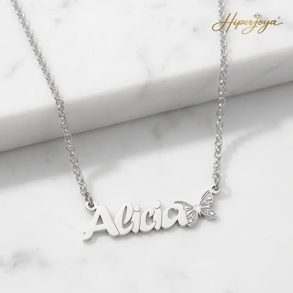 Colgante personalizado con nombre plata 5
