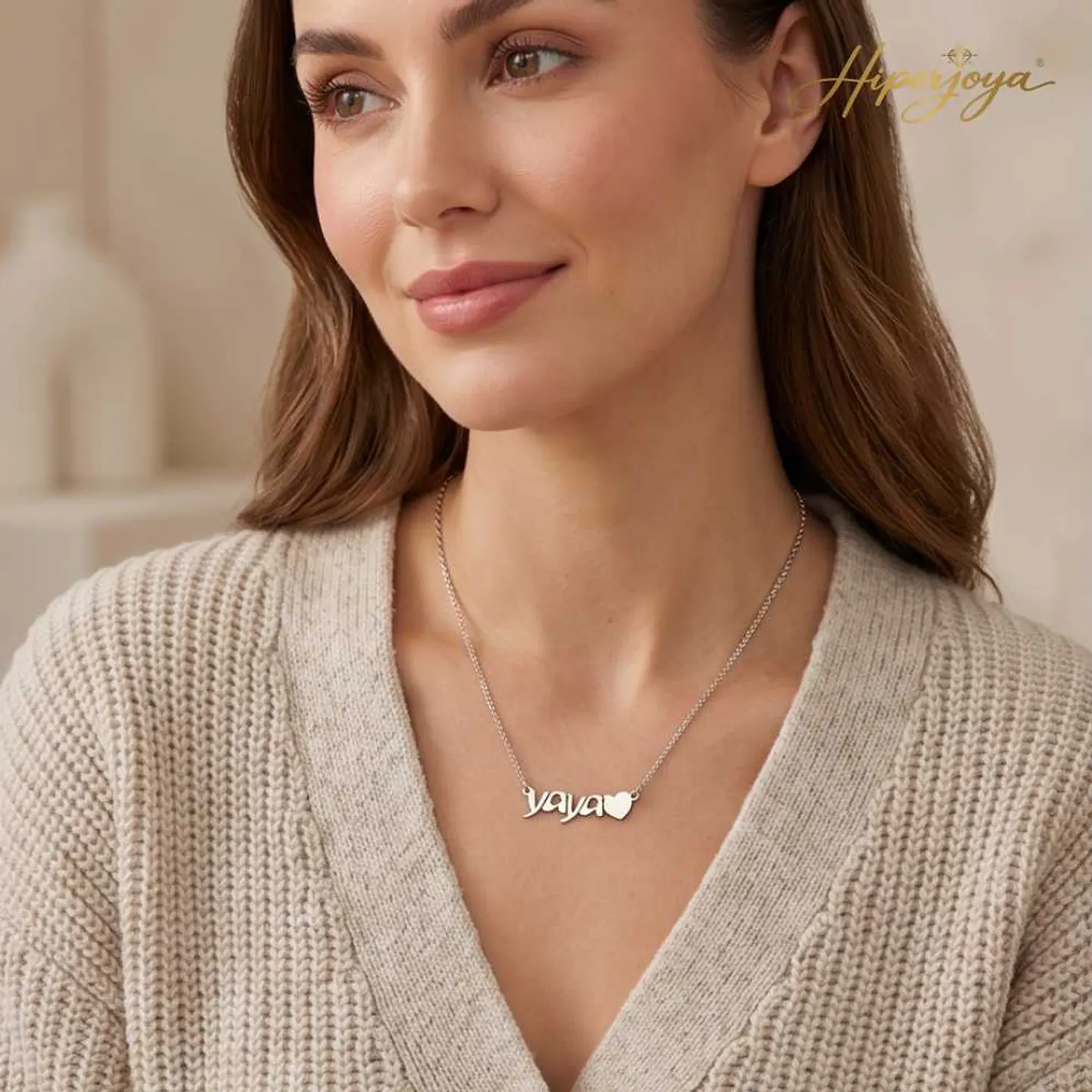 Colgante personalizado yaya plata 2