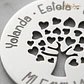 Colgante personalizado nombre árbol plata - thumbnail 4