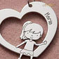 Colgante personalizado de niña con nombre plata - Miniatura 3