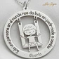 Gargantilla personalizada de niño con leyenda plata - thumbnail 3