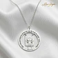 Gargantilla personalizada de niño con leyenda plata - thumbnail 4