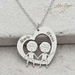 Gargantilla personalizada de niños con nombre plata - Miniatura 4