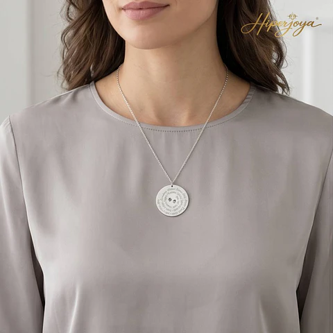 Gargantilla personalizada con nombres plata 