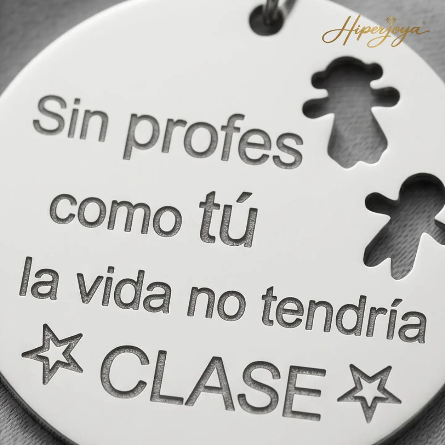 Gargantilla personalizada para la profe plata 3