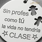 Gargantilla personalizada para la profe plata - Miniatura 3
