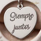 Gargantilla personalizada para comprometidos plata  - Miniatura 3