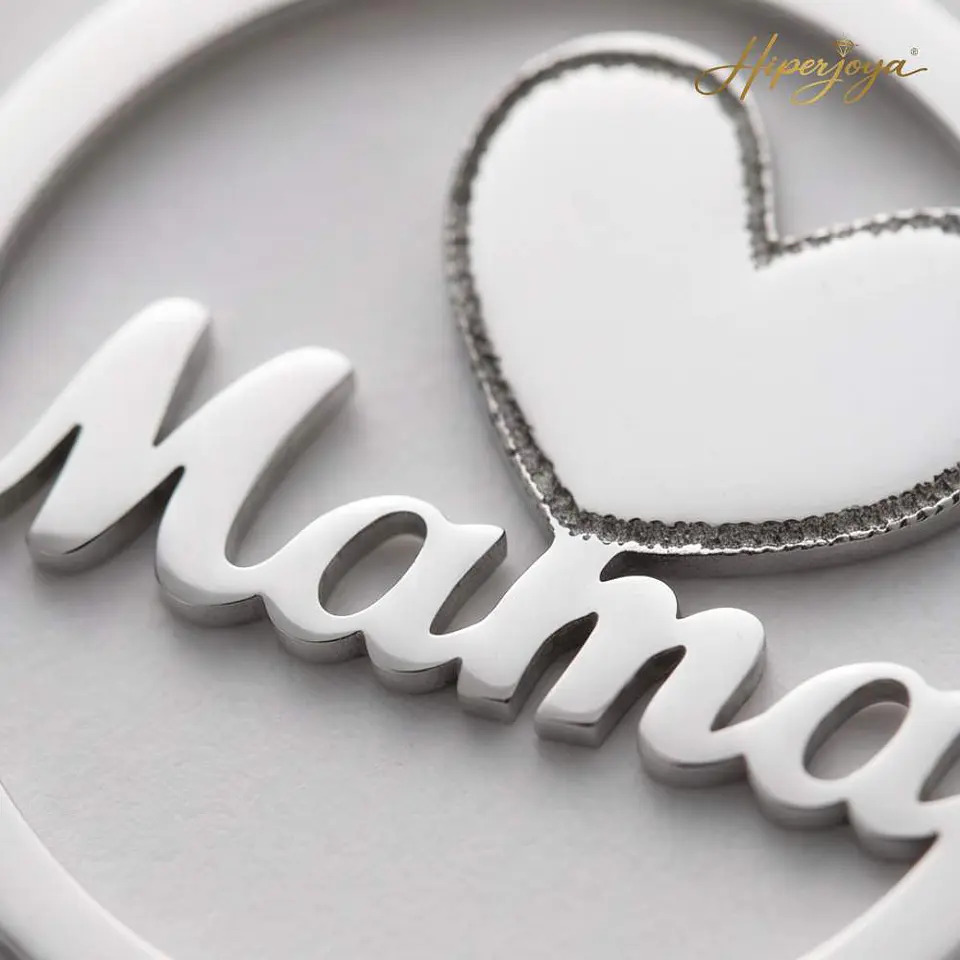 Gargantilla para mamá plata  3