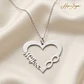 Gargantilla personalizada nombre y corazón plata - thumbnail 5