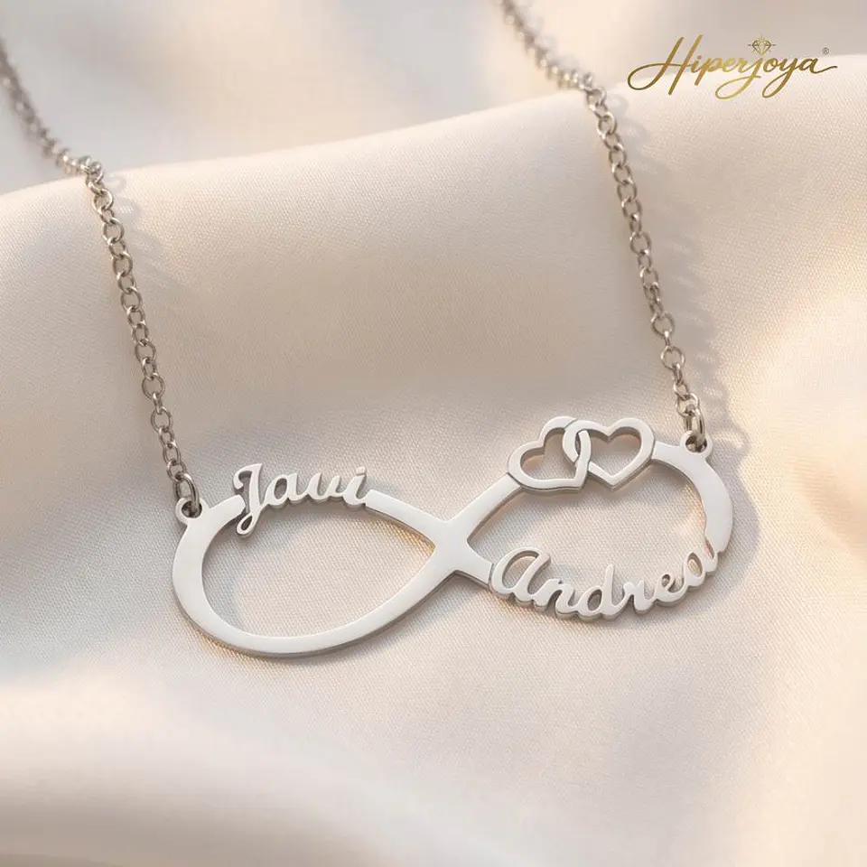 Gargantilla personalizada infinito con nombres  3