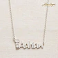 Gargantilla personalizada nombre de niño plata - Thumbnail 5