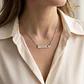 Gargantilla personalizada mamá y corazón plata - Thumbnail 2