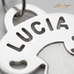 Gargantilla personalizada chupete de bebé plata - Thumbnail 3