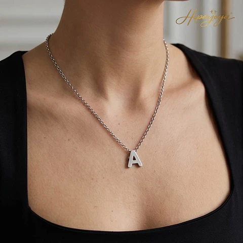 Gargantilla personalizada inicial plata