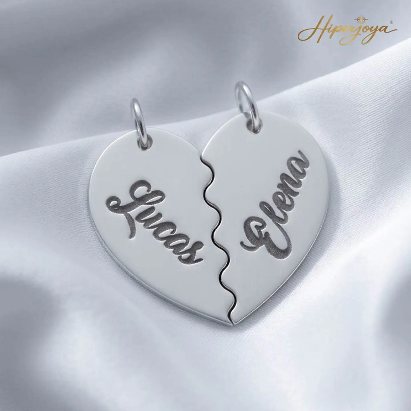 Colgantes personalizados con nombres plata 5