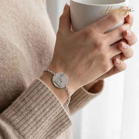 Pulsera familiar plata