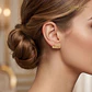 Pendientes personalizados de nombres plata con baño de oro  - vignette 8