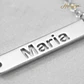Gargantilla personalizada chapa con nombre plata  - thumbnail 3