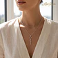 Gargantilla personalizada con nombre vertical plata - Thumbnail 2