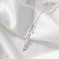 Gargantilla personalizada con nombre vertical plata - Thumbnail 5