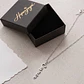 Gargantilla personalizada con nombre vertical plata - Thumbnail 6