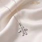 Gargantilla personalizada de niña con nombre plata - thumbnail 4