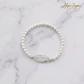 Pulsera de perlas personalizada plata - Thumbnail 5