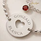 Pulsera personalizada nombres plata - Thumbnail 3
